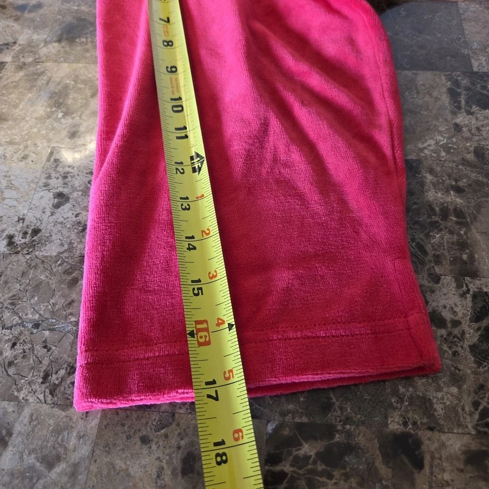 Quacker Factory sz 2X red velour/fleece pearl embellished top‎ NWT holiday